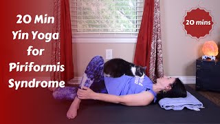 20 Min Yin Yoga for Piriformis  Piriformis Syndrome [upl. by Nedrah]