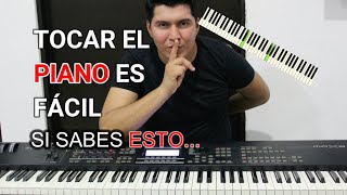 Como TOCAR el Piano Fácil Y Rápidamente EN 15MIN [upl. by Renrew]