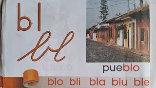 Libro primero de lectura y escritura VICTORIA lección pueblo blobliblabluble [upl. by Gusba]