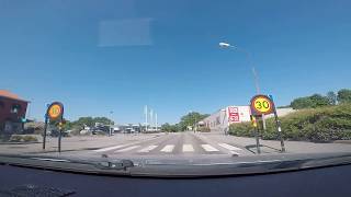 Hylses Blekingeturné  MÖRRUM  ASARUM  180608  GoPro 5  Mazda 3 Karlshamns kommun [upl. by Eetnahc]