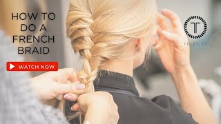 How to do a French Braid Fast amp Easy  6 Step Tutorial [upl. by Aracaj772]