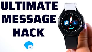 Galaxy Watch 4  RECEIVE amp SEND ALL MESSAGES WIFI amp LTE [upl. by Mloclam645]