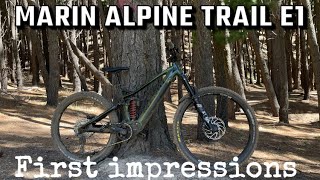 2024 Marin Alpine Trail E1  Shimano EP6  owners first impressions [upl. by Geerts]