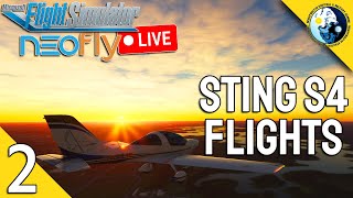 Virtual Aviation LIVE  NeoFly Flights in MSFS 2020  BeyondATC [upl. by Lemire]