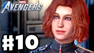 Black Widow  Marvels Avengers  Gameplay Walkthrough Part 10 PS4 [upl. by Yvad]