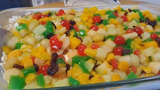 How to make Crema de Fruta fruitcake [upl. by Riesman]