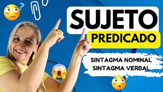 🔴 ¡NUEVO Sujeto y Predicado  Sintagma Nominal Verbal  Preposicional  Complemento circunstancial [upl. by Aicirtel]