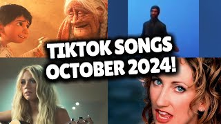 Top Trending Songs on TikTok  October 2024 [upl. by Kirch]