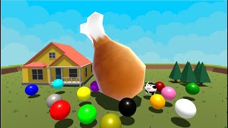 How to make Chicken🍗 Marble Race [upl. by Sellihca]