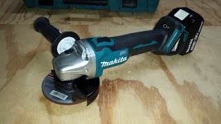 Makita Cordless Brushless Angle Grinder Review [upl. by Ennaeel]