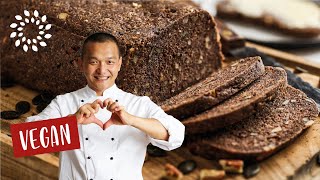 Glutenfreies Hirsebrot mit Pecannüssen schnell einfach und sehr lecker – Vegan [upl. by Gnik]