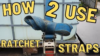 How to use ratchet Straps [upl. by Hiett837]