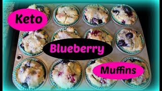 Keto Blueberry Muffins Super easy to make [upl. by Nymrak]