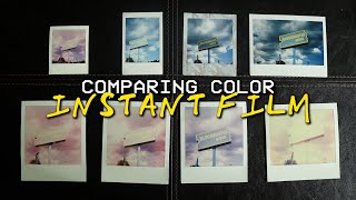 watch this before you start instant photography  Instant Film Comparison FujiFilm Instax v Polaroid [upl. by Ynnol862]