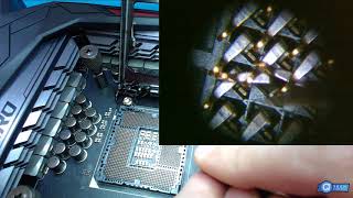 intel LGA1151 Socket Bent Pins  FIX [upl. by Aticilef]