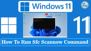 ✅ How To Run Sfc Scannow System File Checker Command in Windows 11 [upl. by Irtak]