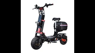 K1312000W 72V13inch fat on road tire electric scooter with App and NFC [upl. by Atnuahc853]