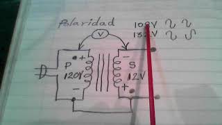 polaridad de los transformadores explico [upl. by Eivad]