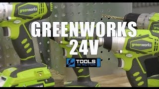 Greenworks 24V Drill and Impact Driver [upl. by Keare629]