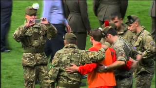 Armed Forces Day At Ibrox [upl. by Anilehcim]