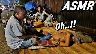 2 ASMR  No More Insomnia  Classic Massage on the Street [upl. by Kennan]