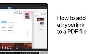 How to insert a hyperlink in a PDF [upl. by Droffilc]