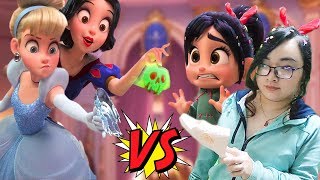 Disney Princesses VS REAL LIFE Vanellope Ralph breaks the Internet [upl. by Nomi]