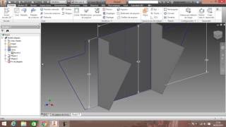 ✅autodesk inventor tutorial chapa metalica 4 FACIL 2019 👍👍 [upl. by Ellehcyar]