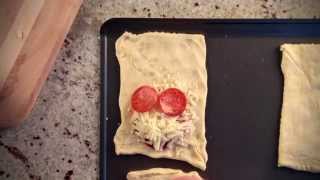 10 Seconds to Dinner Crescent Pizza Pockets [upl. by Aiki]