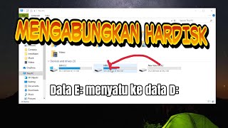 Cara Menggabungkan Partisi Hardisk [upl. by Akers]