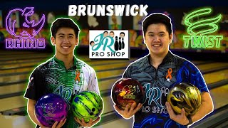 Brunswick Twist vs Rhino  Best Selling Bowling Balls  NOT JUST FOR BEGINNERS [upl. by Ahsiekram]