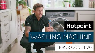 Washing machine error code H20  by Hotpoint [upl. by Colman]