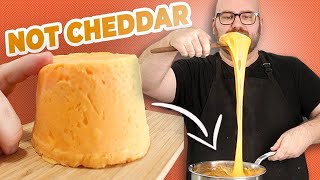 Make INCREDIBLY MELTABLE Vegan CHEDDAR SLICES at HOME [upl. by Airetnahs]