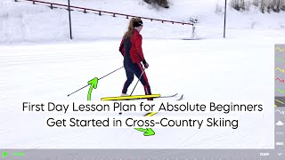 Beginner Cross Country Ski Lesson [upl. by Luapsemaj]