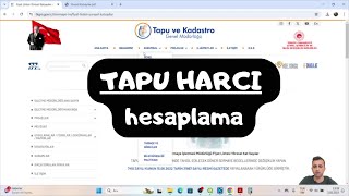 Tapu Harcı Hesaplama [upl. by Kciredec473]