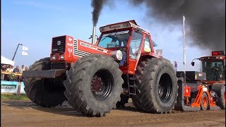 Tractorpulling Boerensport klasse  Trekkertrek Familiedag Dirksland 2019 [upl. by Yrtua]