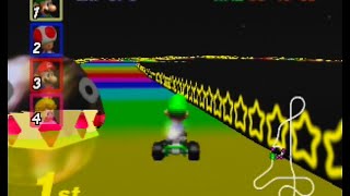 Mario Kart 64  Rainbow Road N64 [upl. by Namharludba]