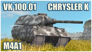 VK 10001 P Chrysler K amp M4A1 Revalorisé • WoT Blitz Gameplay [upl. by Ethelinda475]