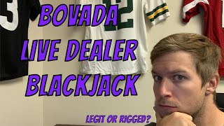 Bovada Live Dealer Blackjack Review  Legit or Rigged [upl. by Cristobal]