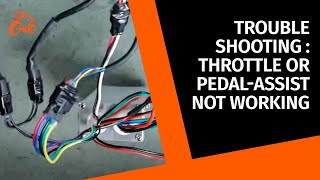 Trouble shooting Throttle or PedalAssist Not Working [upl. by Ahsimak]