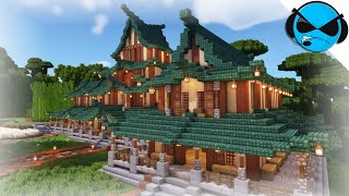 Minecraft Timelapse  Japanese CastleTemple [upl. by Rehpotsirhc390]