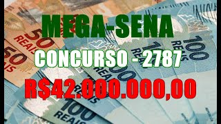 Concurso da Mega Sena 2787 [upl. by Naiviv58]