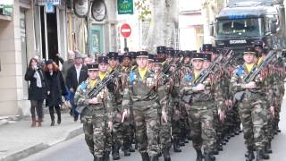 Remise fourragère 1ère Cie 126ème RI 12122013 [upl. by Oigaib]