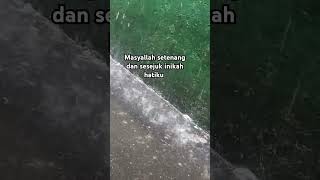 Masyallah setenang inikah hatiku youtubeshorts shortvideo viralvideo [upl. by Ahsetel]