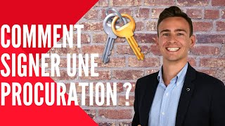 Compliqué daller chez le notaire Comment signer une procuration [upl. by Ylsel]