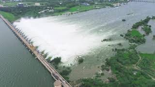 MANAIR DAM AERIAL VIEW  SMART CITY KARIMNAGAR  HONEY VLOGS  TOURIST SPOT IN TELANGANA  SCENARY [upl. by Ylrbmik]