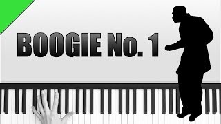 Boogie No1  Gerald Martin  Piano Tutorial für Anfänger [upl. by Frerichs]