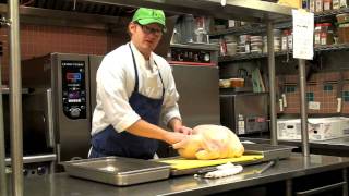 KendallJackson Chef Eric shows how to debone a turkey [upl. by Nnaear178]