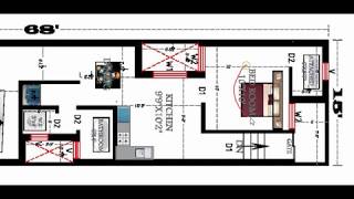 15x68 feet house plan [upl. by Asiluy854]