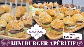 MINI BURGERS APERITIFS AVEC OU SANS THERMOMIX [upl. by Derby]